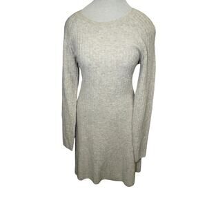 Abercrombie & Fitch Ribbed Knit Sweater Dress –  Bodycon Pullover – Size L